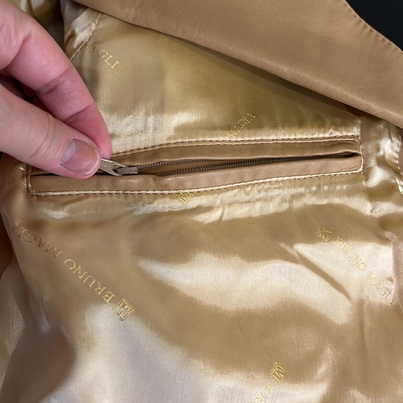 BRUNO MAGLI 100%Leather buttery soft,Latte color, lightweight,sz 46 Italy/L US - Picture 11 of 17